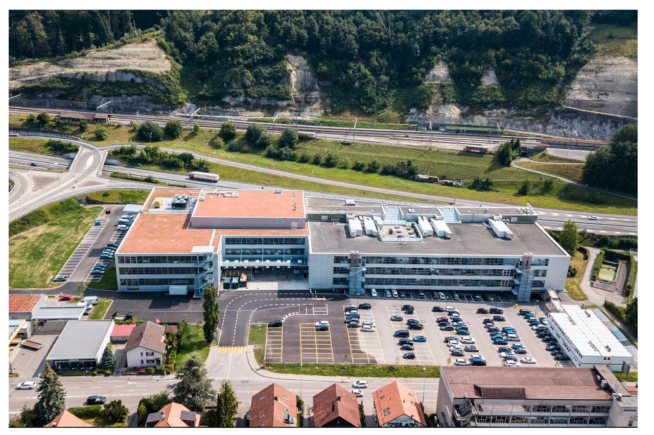 Comet headquarters in Flamatt, Switzerland.