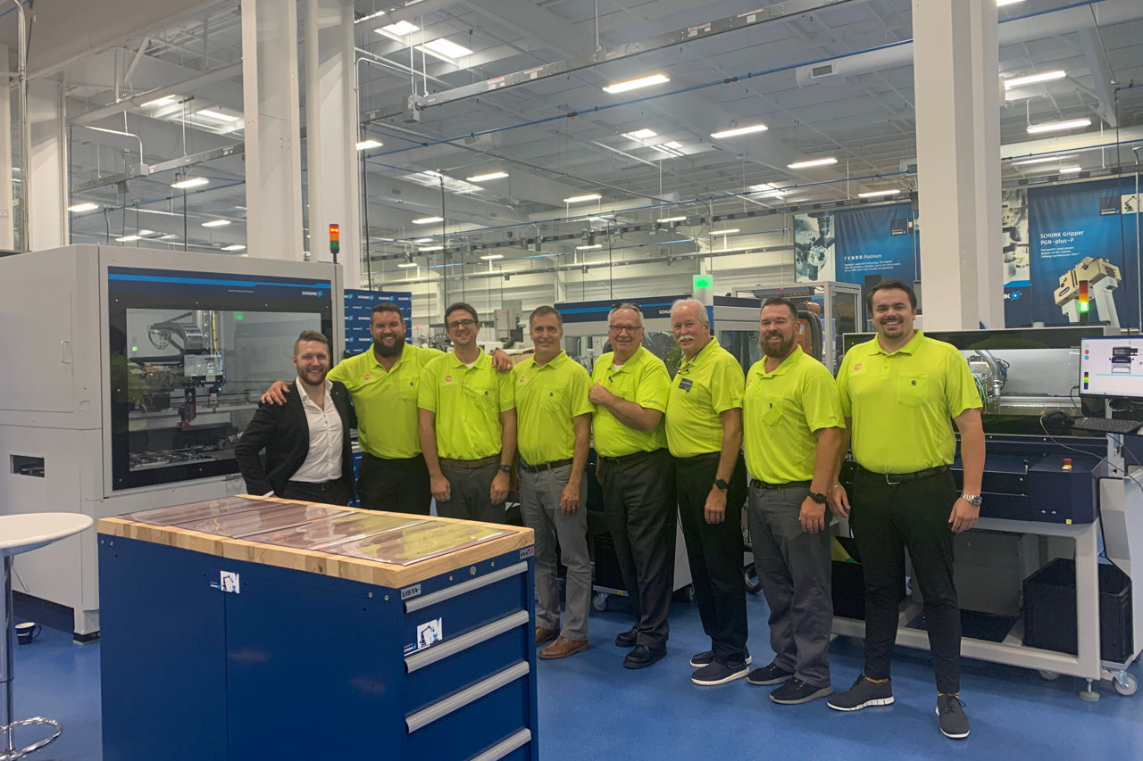 Award-Winning Murray Percival Co. Attends Sales Training for SCHUNK