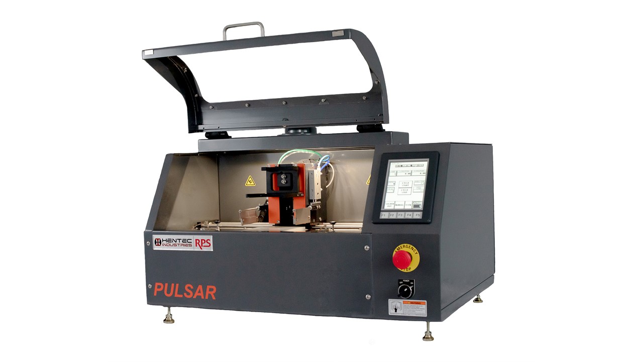 Pulsar solderability test system determines how well molten solder will wet on solderable surfaces of electronic components.