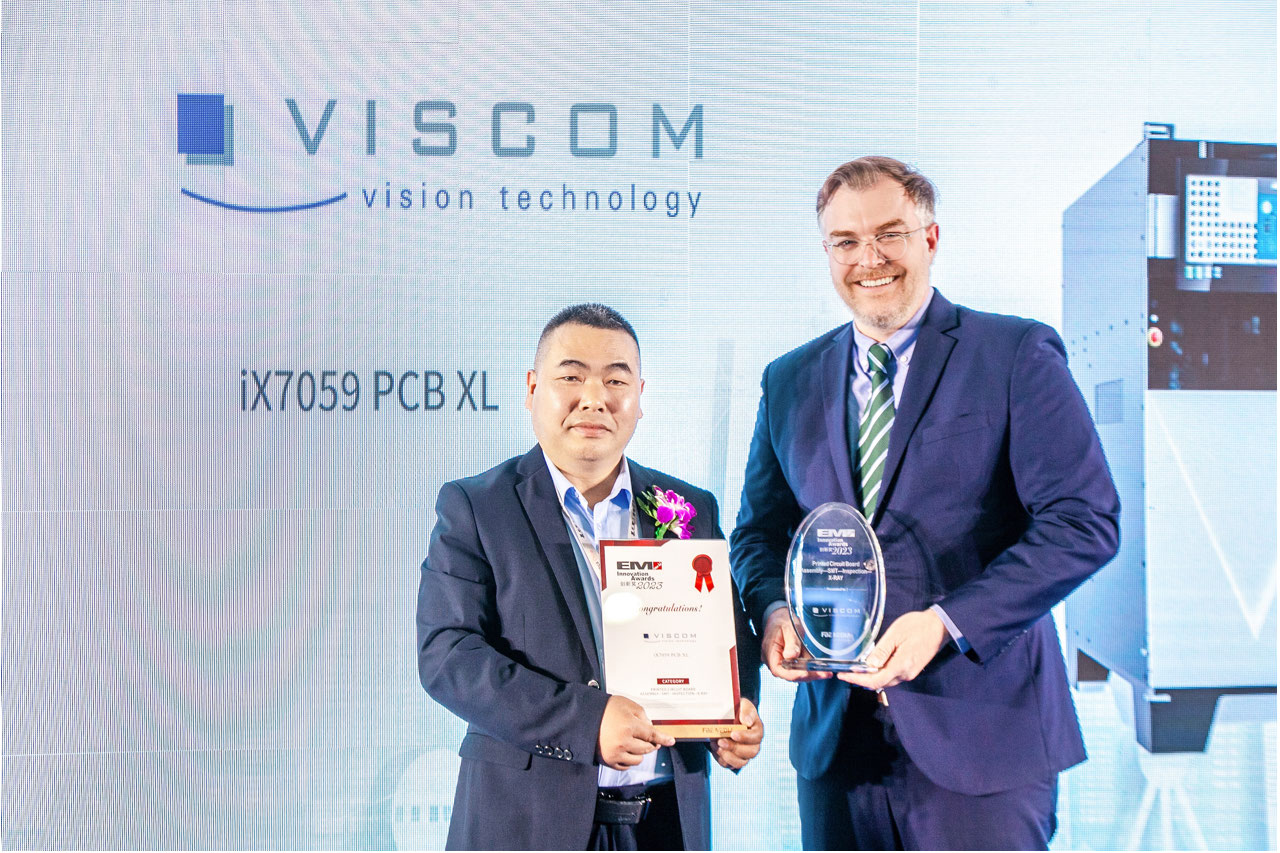 Viscom Honored Twice at EM Innovation Awards Ceremony in China