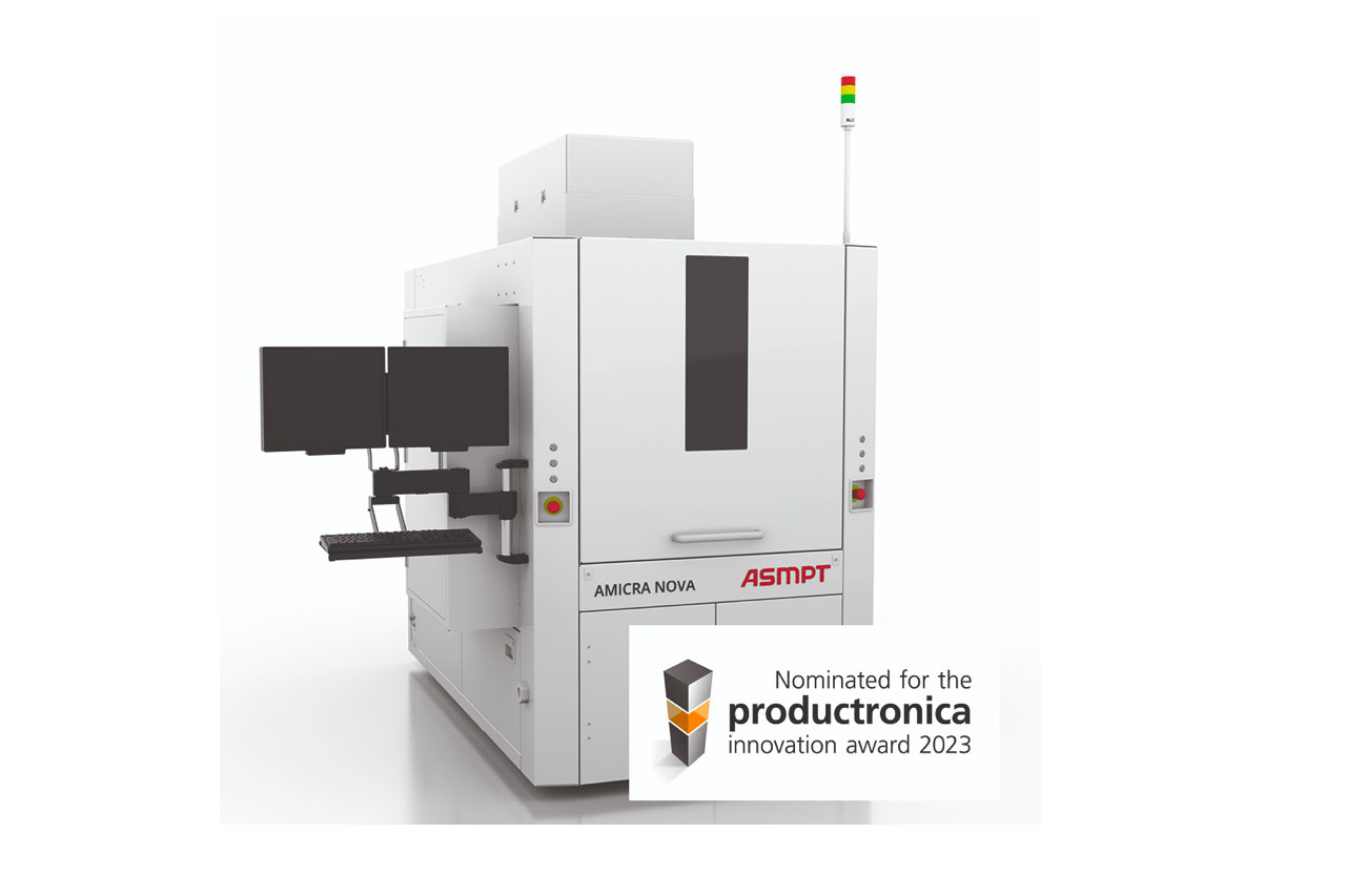 AMICRA NOVA Pro meets the growing demand for die-bond and flip-chip capable machines with high throughput (UPH1000) and highest highest accuracy in the 1μm range.