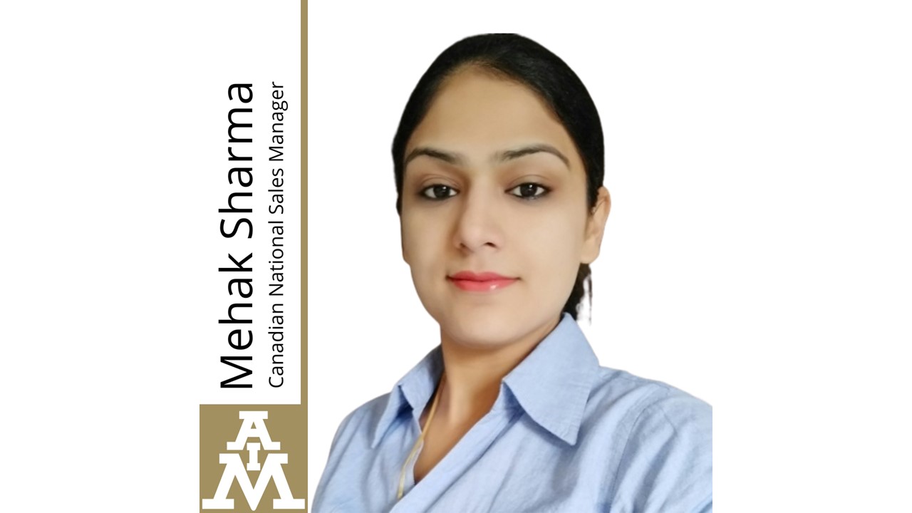 AIM Announces Appointment of Mehak Sharma to Canadian National Sales Manager