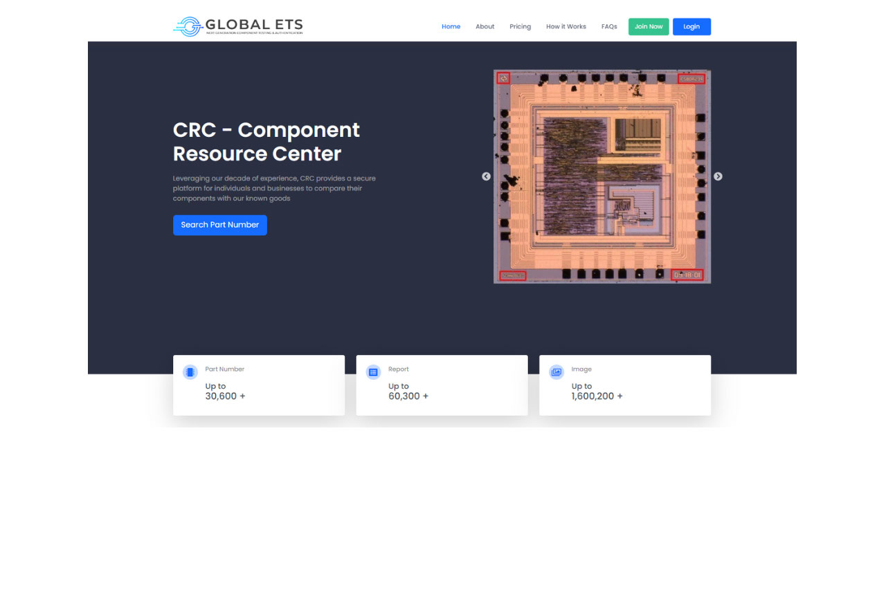 Global ETS Announce Launch of the Component Resource Center (CRC)