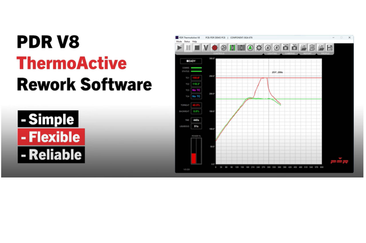 PDR’s New BGA Rework Station Software Simplifies Complex Rework Challenges