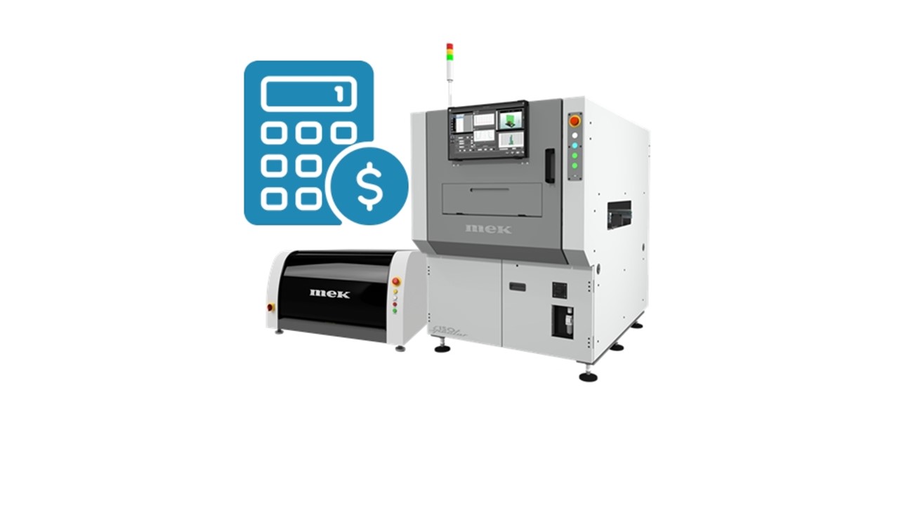 Mek Unveils ROI Calculator to Help Electronics Manufacturers Assess AOI Investment
