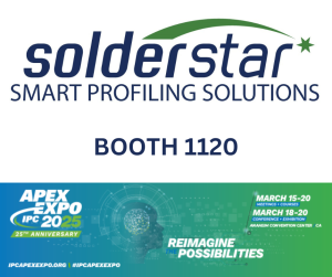 Solderstar to Present Advanced Profiling Solutions at IPC APEX EXPO 2025