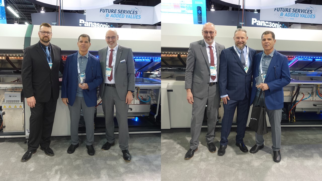 Kurtz Ersa Inc., a leading supplier of electronics production equipment, proudly announces AtlantechUSA as its 2024 Representative of the Year in both the Rework and Machines categories. The award was presented to AtlantechUSA during the 2025 IPC APEX EXPO, held in Anaheim, CA, in recognition of its exceptional performance and dedication to customer success. Kurtz Ersa Inc., a leading supplier of electronics production equipment, proudly announces AtlantechUSA as its 2024 Representative of the Year in both the Rework and Machines categories. The award was presented to AtlantechUSA during the 2025 IPC APEX EXPO, held in Anaheim, CA, in recognition of its exceptional performance and dedication to customer success.