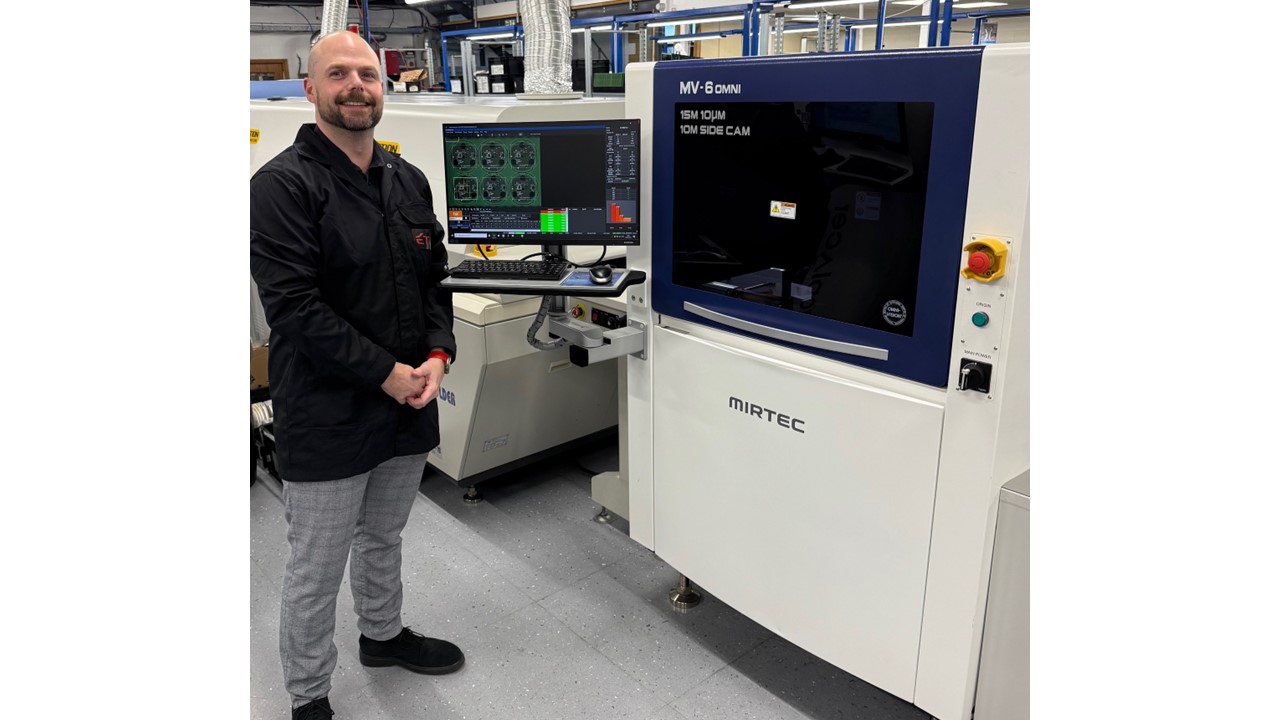 Electronic Technicians Ltd Invests in Cutting-Edge Inspection Technology with Purchase of MIRTEC MS-11e SPI and Two MV-6 OMNI AOI Systems