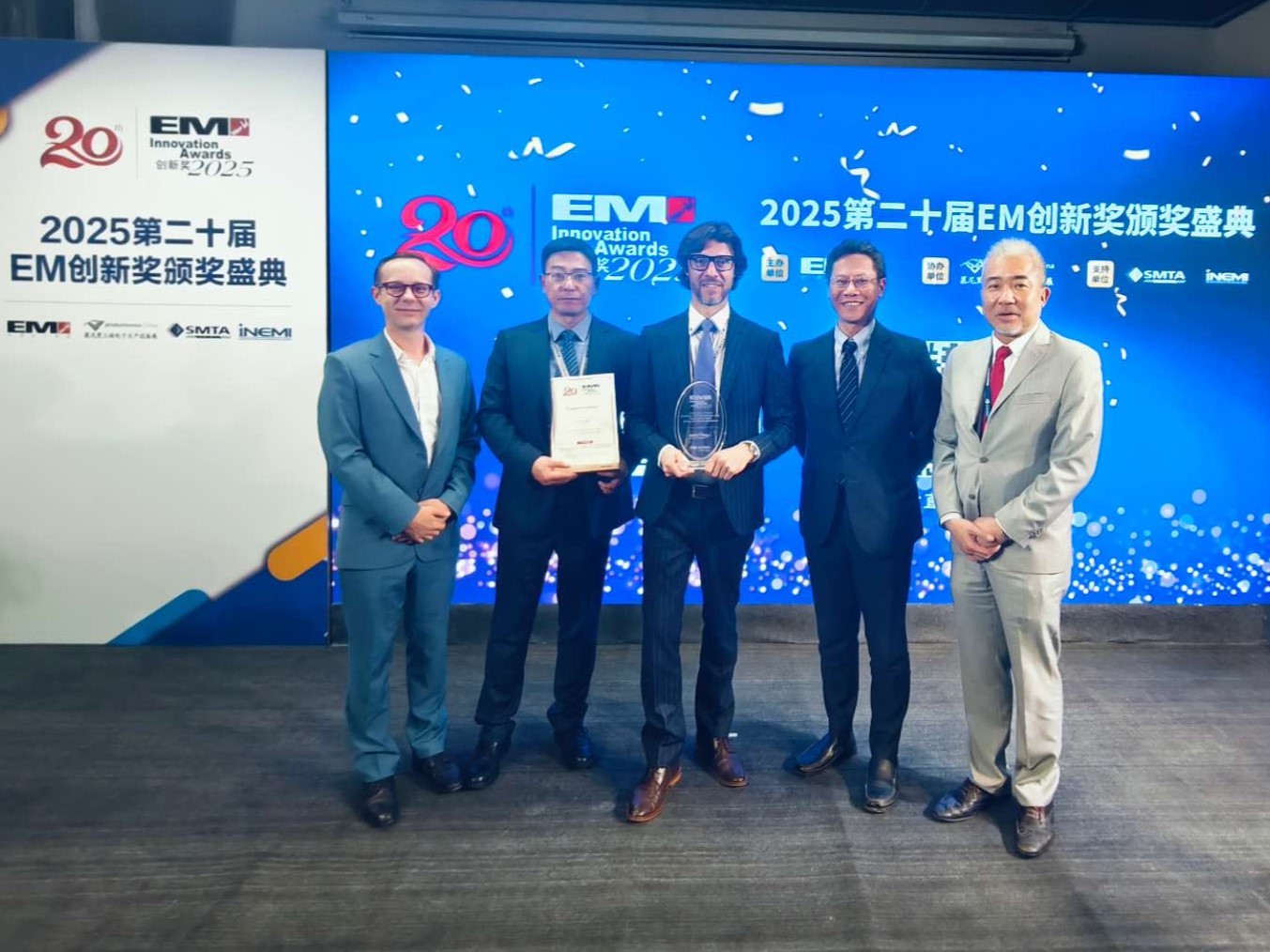 Essemtec Takes Home 2025 EM Innovation Award for Game-Changing Spider 2025 with Jet-on-the-Fly for High Speed Solder Paste Jetting and Dispensing