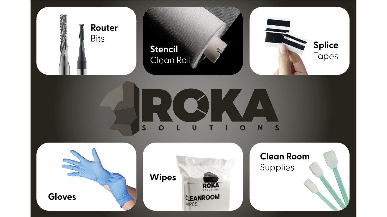 ROCKA Solutions to Showcase Advanced Stencil Clean Rolls and Router Bits at SMTA Capital and Wisconsin Expos