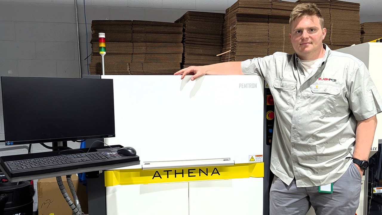 FlashPCB Enhances AI-Powered Inspection with the PEMTRON ATHENA 3D AOI System