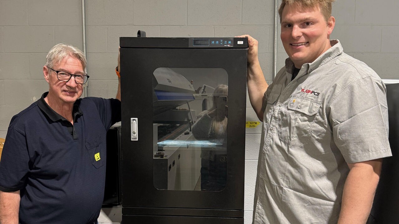 FlashPCB Enhances Manufacturing Capabilities with Acquisition of 1 Click SMT Drymaster FlashPCB Enhances Manufacturing Capabilities with Acquisition of 1 Click SMT Drymaster