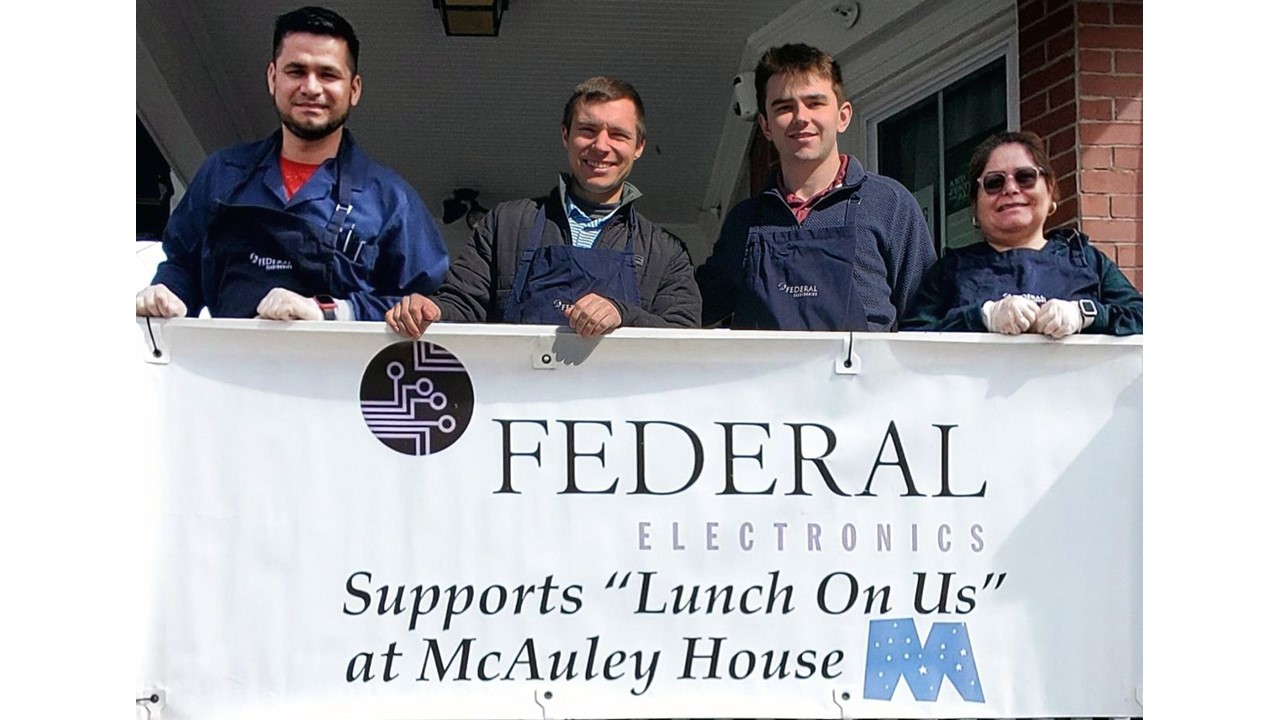 Federal Electronics Continues Tradition of Giving Back Through McAuley Ministries’ Lunch on Us Program