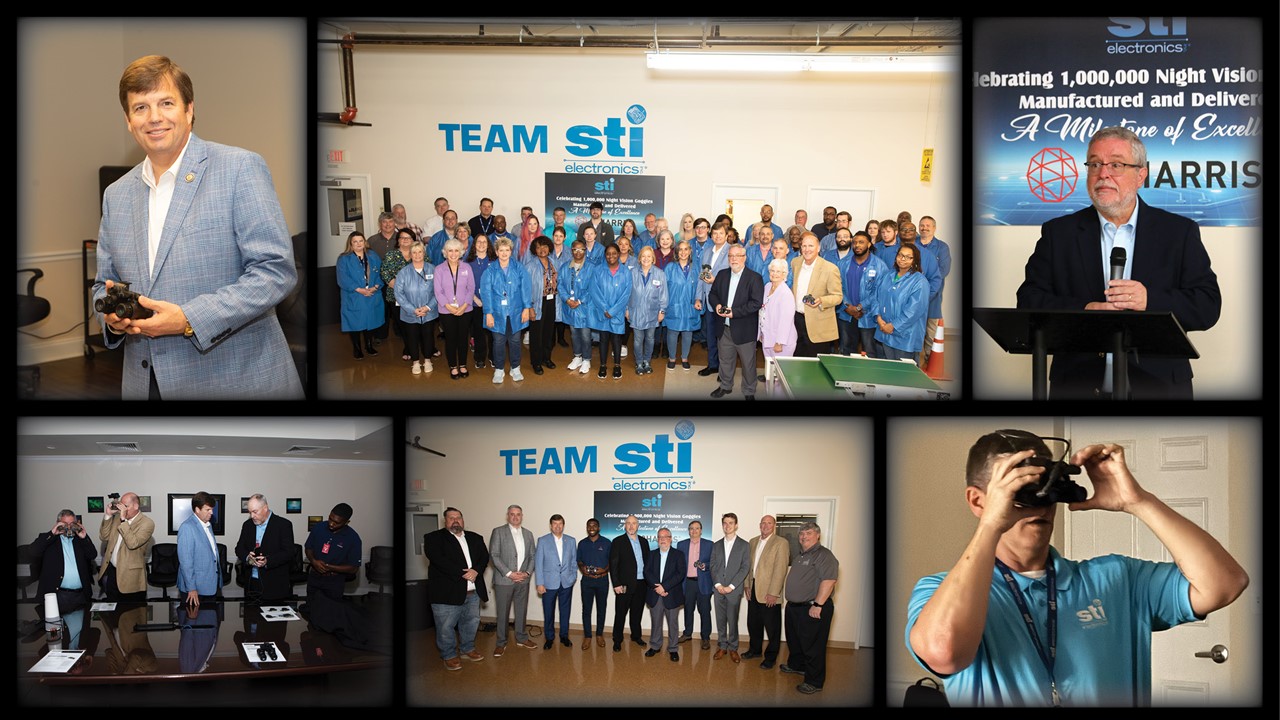 STI Celebrates Major Manufacturing Milestone: One Million Night Vision Goggles Delivered via L3Harris STI Celebrates Major Manufacturing Milestone: One Million Night Vision Goggles Delivered via L3Harris