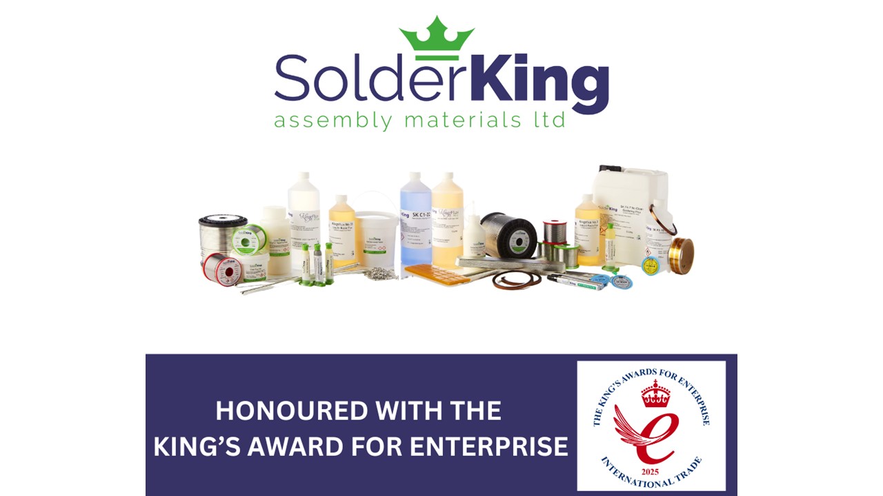 SolderKing Achieves the Prestigious King’s Award for Enterprise in International Trade