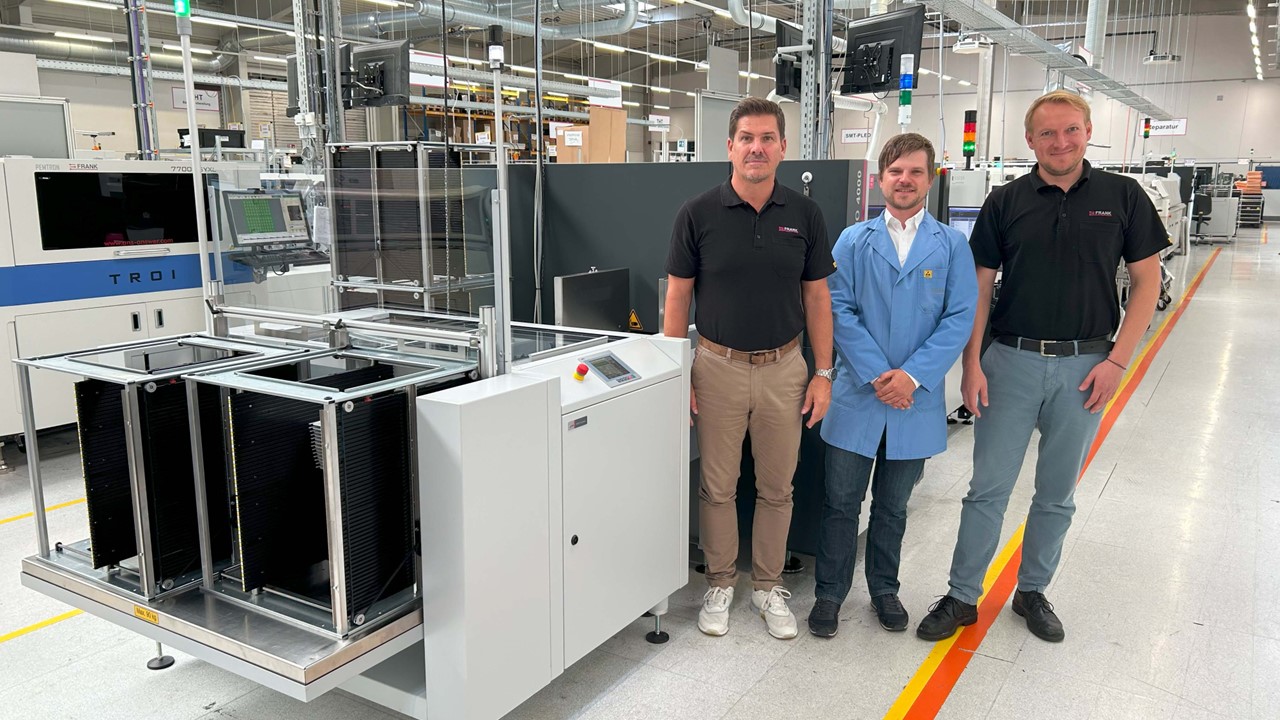 FRANK Elektronik GmbH Invests in High-end SMT Line with ASYS Technology FRANK Elektronik GmbH Invests in High-end SMT Line with ASYS Technology