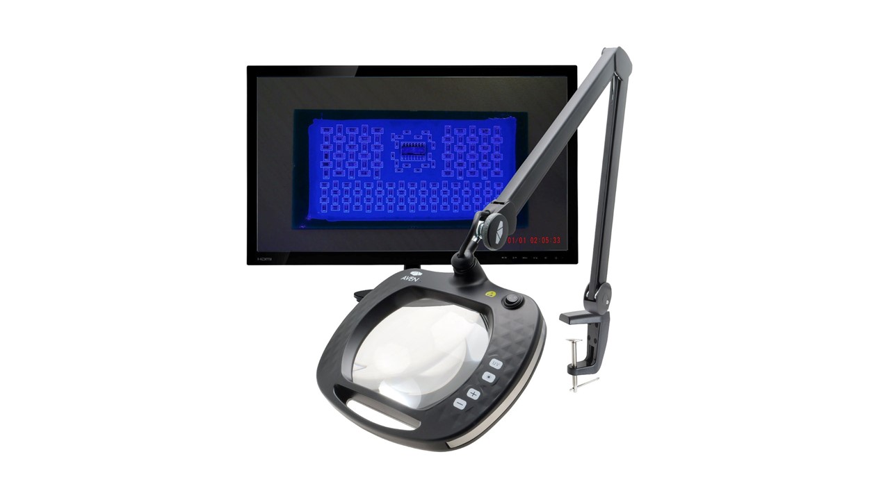 New Inspector™ UV Magnifying Lamp from Aven Features Built-In HD Camera for Advanced Inspection