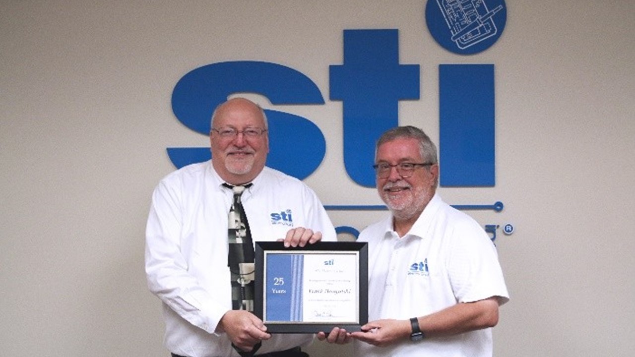 STI Electronics Celebrates Frank Honyotski’s 25 Years of Service