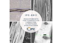The Global Electronics Association Releases IPC-8911: First-Ever Conductive Yarn Standard for E-Textile Application The Global Electronics Association Releases IPC-8911: First-Ever Conductive Yarn Standard for E-Textile Application