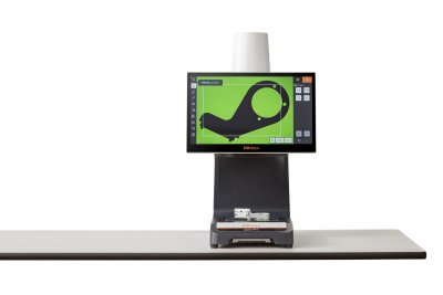 Figure 2. Smarter measurement, simplified. Just place your part and let QM-Fit automatically detect features like circles, lines, and edges.