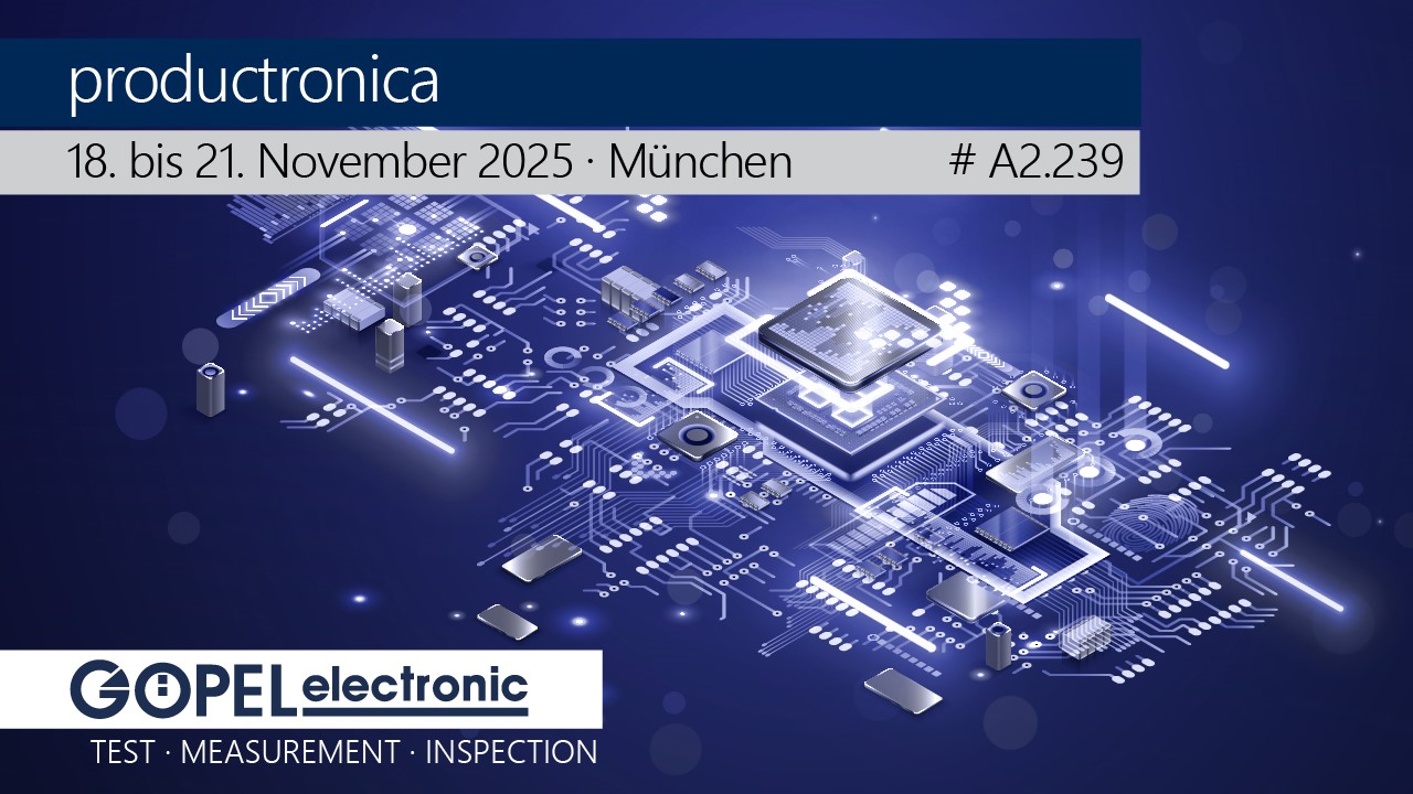 GÖPEL electronic at Productronica 2025 GÖPEL electronic at Productronica 2025
