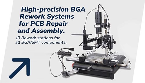 High-precision BGA Rework Systems for PCB Repair and Assembly.