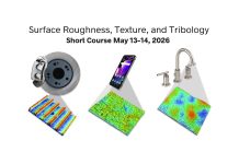 Surface Roughness, Texture, and Tribology 2-Day Class, May 13–14, 2026 Surface Roughness, Texture, and Tribology 2-Day Class, May 13–14, 2026