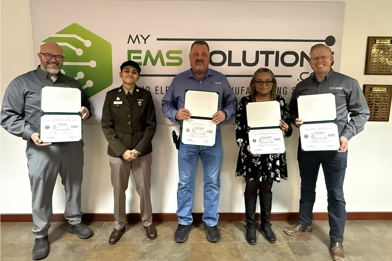EMS Solutions Recognized with Department of Defense Patriot Award