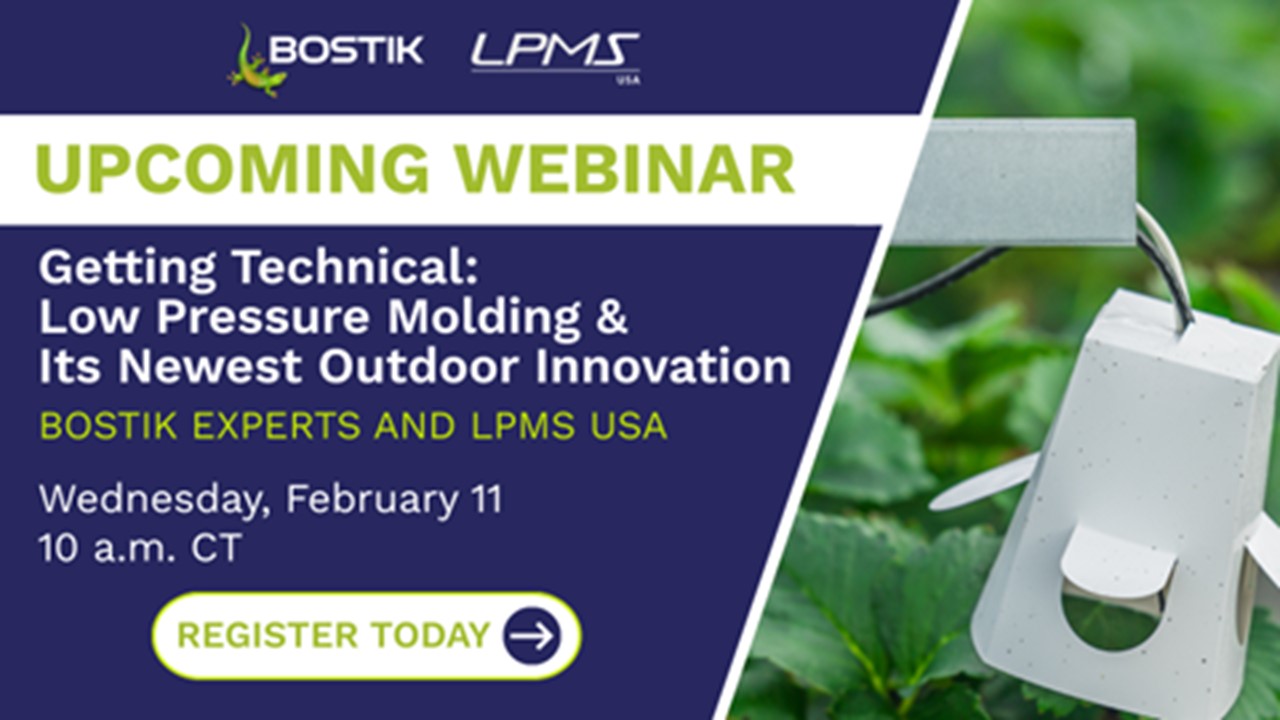 LPMS USA and Bostik Announce Joint Technical Webinar on Low Pressure Molding and New Outdoor Electronics Innovation