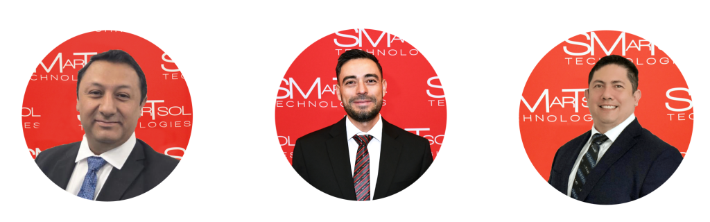 Left to right: Jorge Lara, Adan Galindo and Marcos Martínez