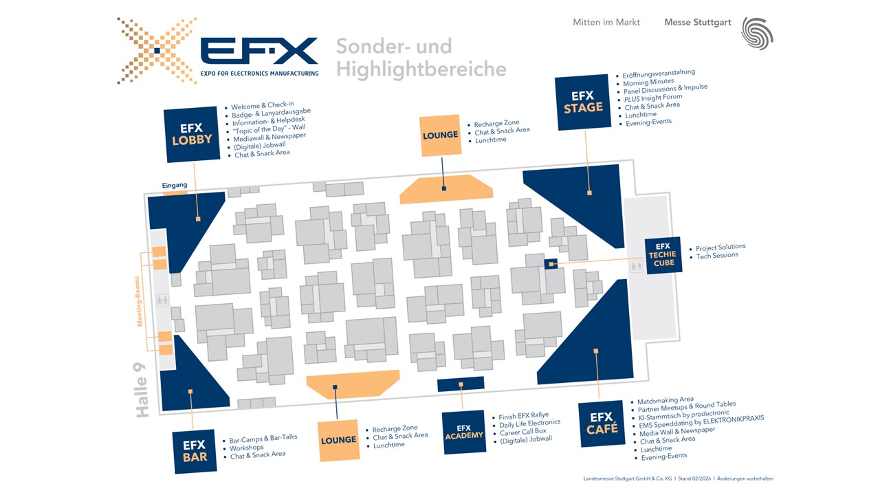 EFX taking shape: Hall plan, programme, highlights