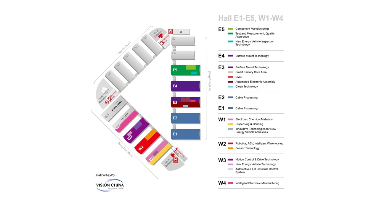 From March 25 to 27, 2026, productronica China 2026 will be held grandly at Halls E1-E5 and W1-W4 of the Shanghai New International Expo Centre. As an important display and exchange platform for the electronic manufacturing industry, this edition will feature over 1,000 exhibitors across its exhibition area of nearly 100,000 square meters.