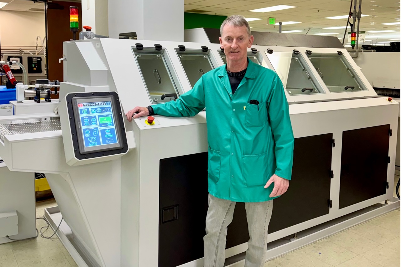 Green Circuits Expands Cleaning Capability with New Typhoon T-8 Inline Cleaner from Austin American Technology Green Circuits Expands Cleaning Capability with New Typhoon T-8 Inline Cleaner from Austin American Technology