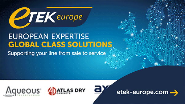 Etek Europe Electronics Manufacturing Equipment Supplier for the UK & Europe
