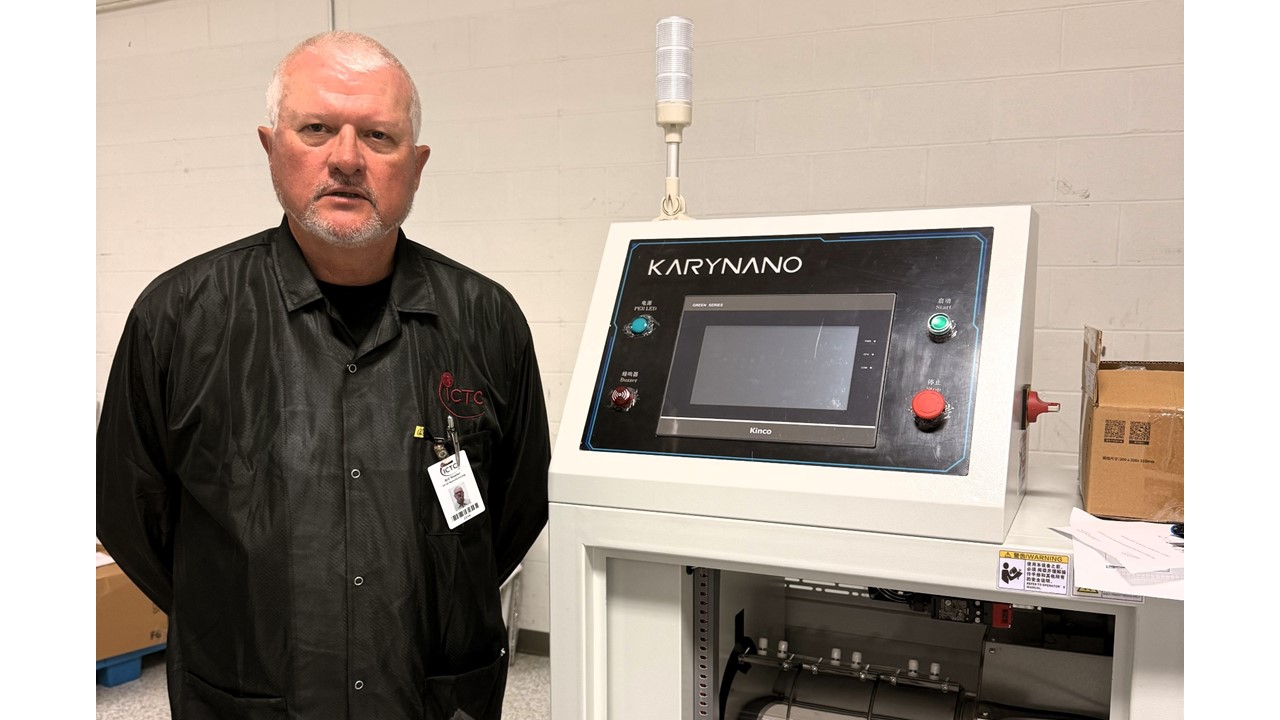 ICTC Adds Parylene Coating Capability with New KR850L System