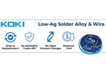 KOKI Expands Low-Ag Solder Portfolio to Reduce Material Costs While Maintaining Reliability KOKI Expands Low-Ag Solder Portfolio to Reduce Material Costs While Maintaining Reliability