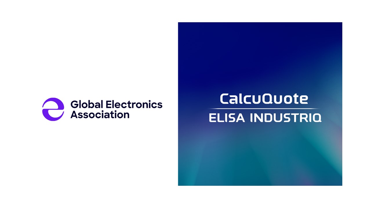 Global Electronics Association and CalcuQuote, an Elisa Industriq Business, Launch Joint Supply Chain Intelligence Initiative