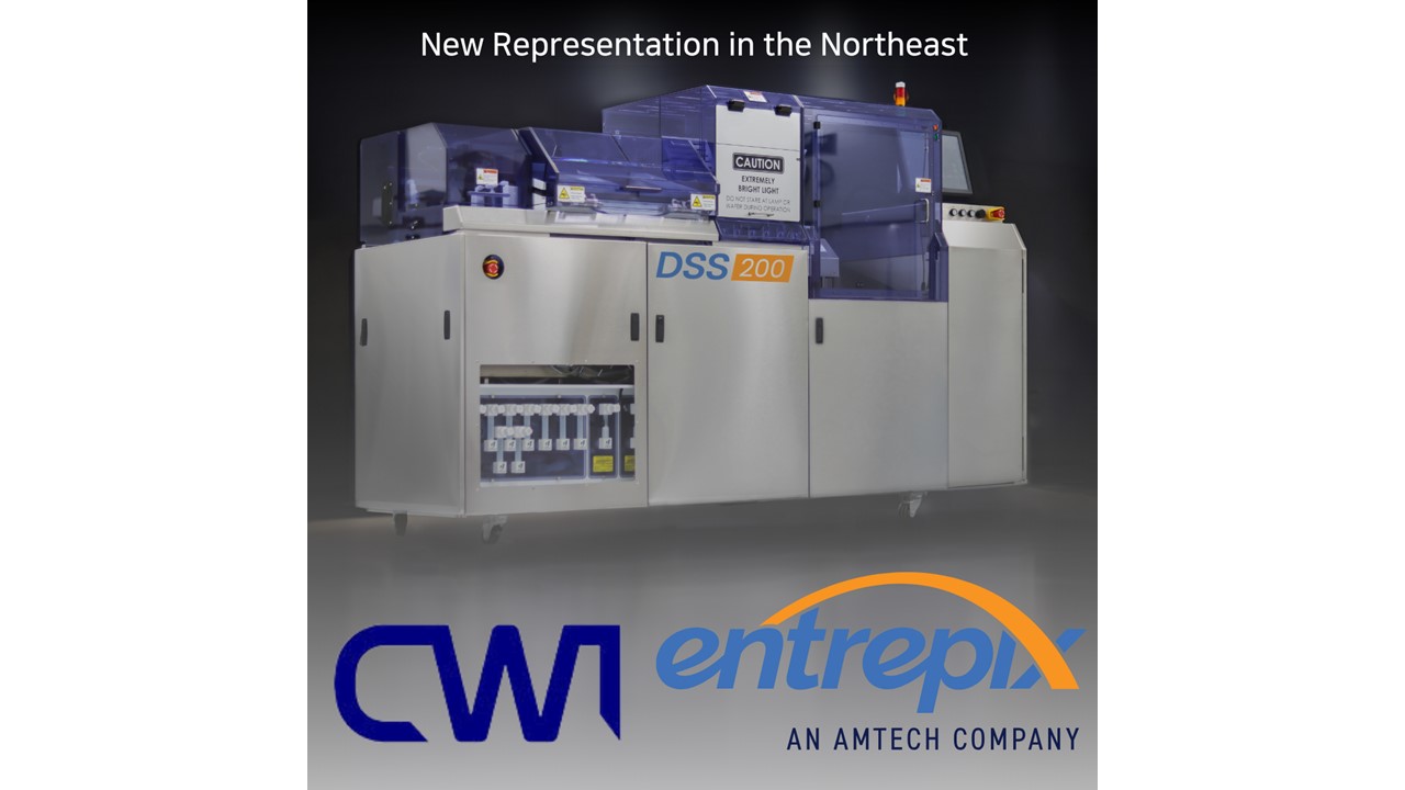 Entrepix Expands Sales Representation with CWI Technical Sales to Drive DSS-200 Ontrak Wafer Cleaning System Growth