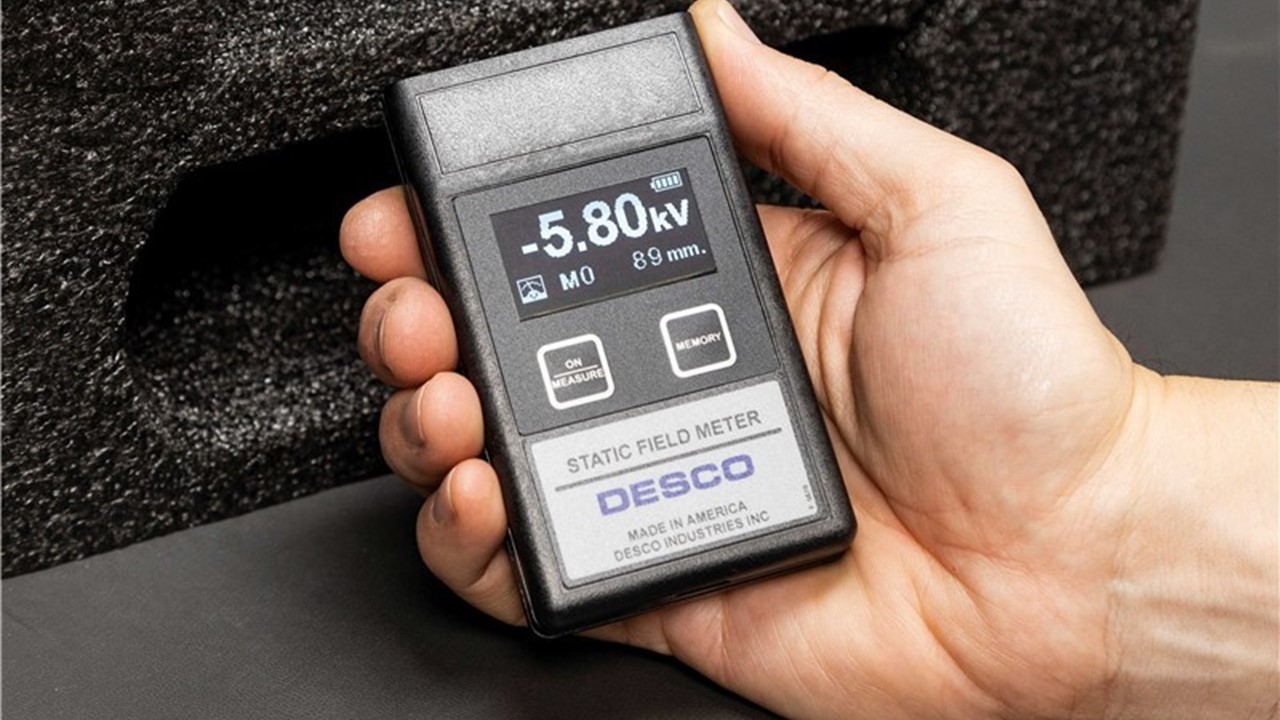 CE3S Expands Electrostatic Measurement Offering with Next-Generation Compact Static Field Meter from Desco Industries Inc. CE3S Expands Electrostatic Measurement Offering with Next-Generation Compact Static Field Meter from Desco Industries Inc.