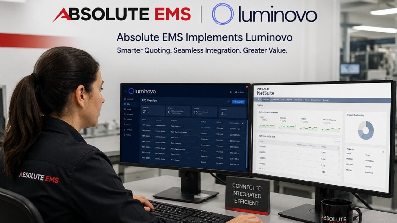 Absolute EMS Adopts Luminovo to Modernize and Streamline Quoting
