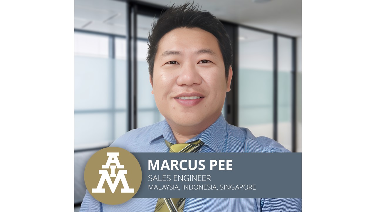 AIM Hires Marcus Pee as Sales Engineer for Southeast Asia