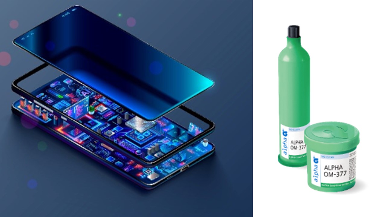 MacDermid Alpha Introduces ALPHA® OM-377 Solder Paste for Reliable Ultra-Fine Feature Printing at Production Scale