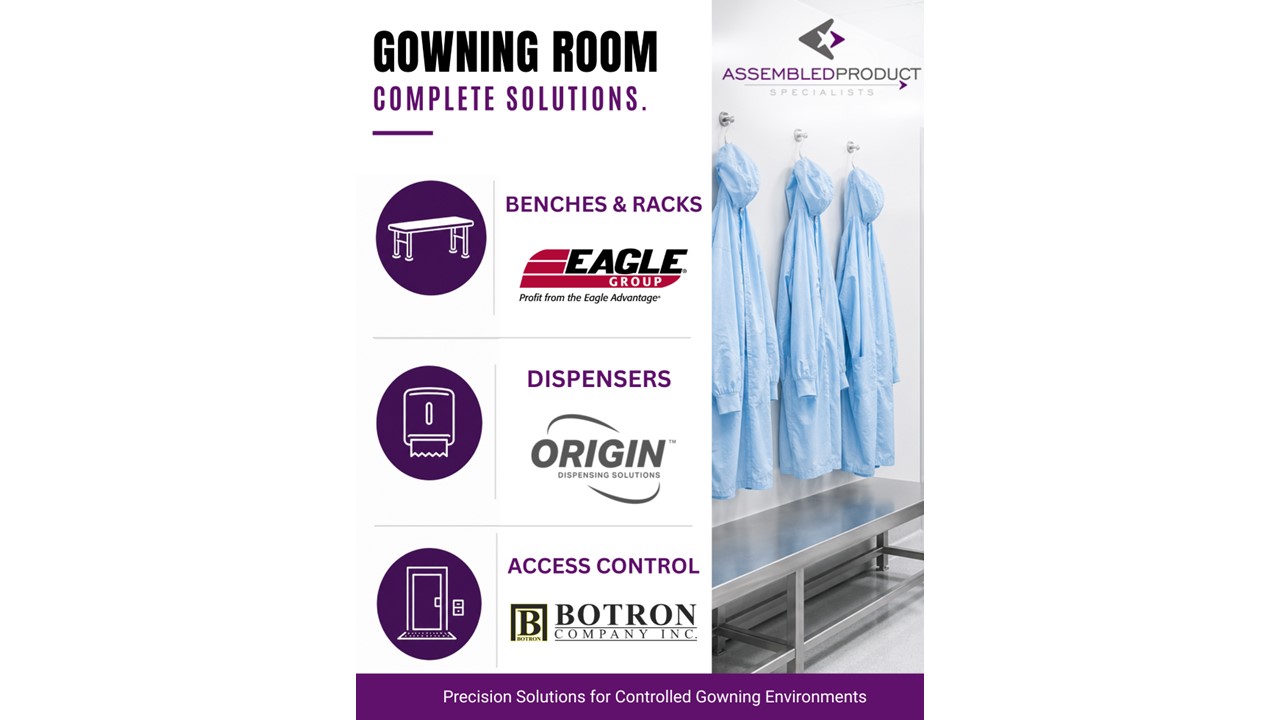 Assembled Product Specialists Highlights Complete Cleanroom Gowning Solutions Designed for Efficiency, Compliance, and Contamination Control