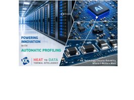 KIC thermal profiling system displaying Heat to Data analytics for electronics manufacturing process optimization