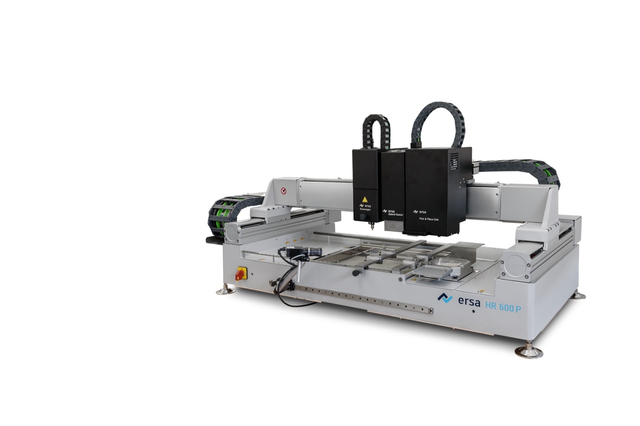 Kurtz Ersa HOTFLOW THREE reflow oven, VERSAFLOW 4 and HR 600 P rework system on display at SMTA expo