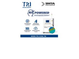 TRI Brings AI-Powered Inspection Solutions to SMTAI 2026 TRI AI-powered 3D AOI and X-ray inspection systems on display at SMTAI 2026 trade show booth
