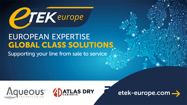 Etek Europe Electronics Manufacturing Equipment Supplier for the UK & Europe.