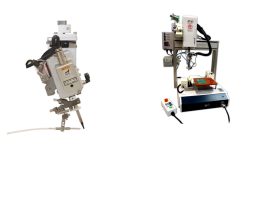 Apollo Seiko J-CAT 340 LYRA Iron Tip Soldering Robot with ARC 5000 on display at SMTA International 2026