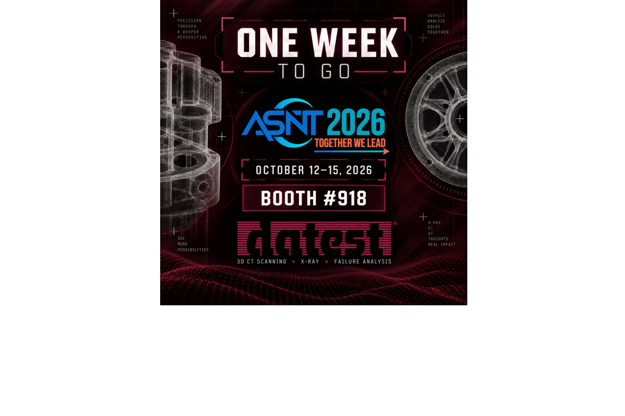 Datest booth at ASNT 2026 showcasing 3D computed tomography CT scanning inspection services
