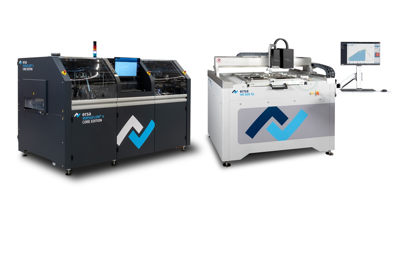 Kurtz Ersa VERSAFLOW 4 CORE EDITION selective soldering system and HR 600 XL rework system on display at EPTECH Kitchener